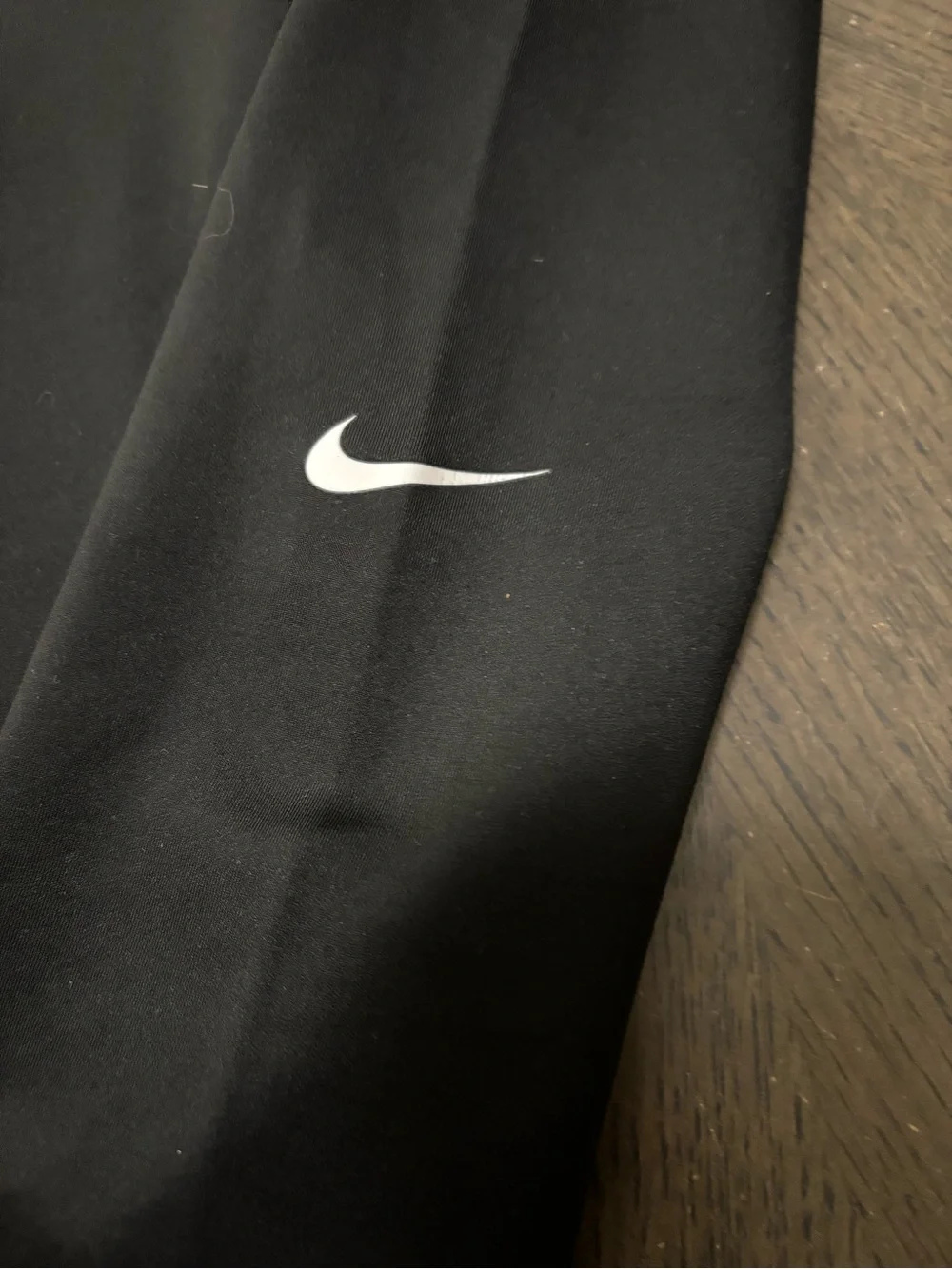 Nike Black Girls' Athletic Leggings with Swoosh